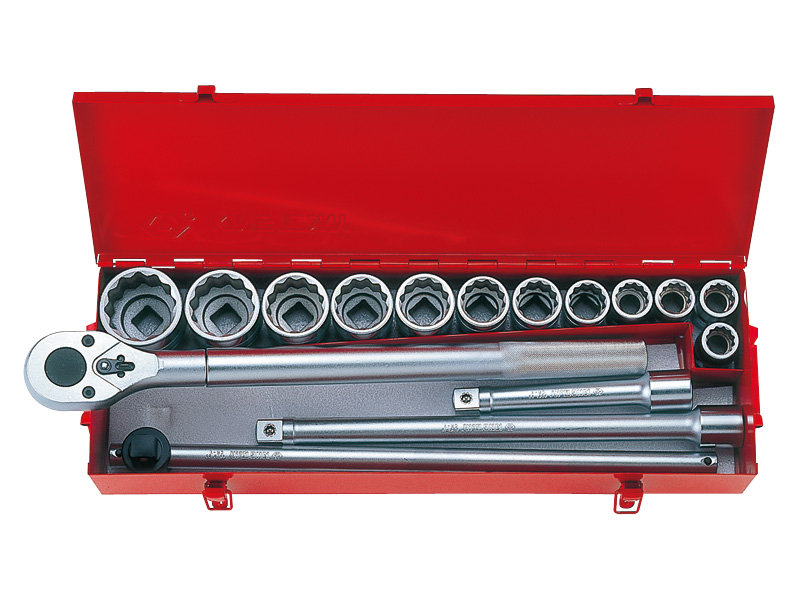 Zestaw nasadek KING TONY 6016SR, 3/4'', 12-kątne, 7/8''-2''