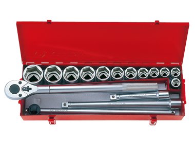 Zestaw nasadek KING TONY 6316MR, 3/4'', 6-kątne, 21-50 mm