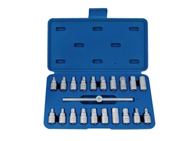 Zestaw nasadek KING TONY 9AR11, 3/8', HEX 8-17 mm, 7-14 mm, 5/16', 3/8', T45, 10 mm, M16