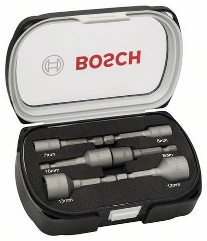 Zestaw nasadek wkrętarskich BOSCH, 6 elementów 2608551079