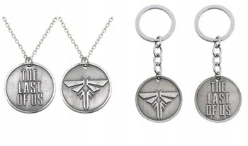 Zestaw naszyjnik i brelok inspirowany The Last of Us – metalowy dwustronny medalion - Inny producent