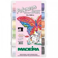 Zestaw nici MADEIRA Polyneon 40, 18x1000 m + dodatki