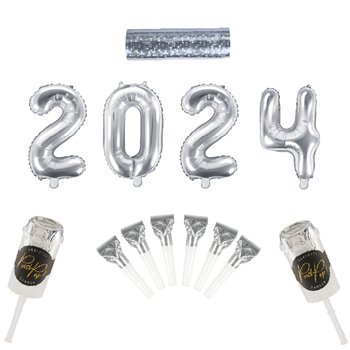 Zestaw NOWY ROK 2024 - zestaw balonów dekoracji na SYLWESTER - OCHprosze
