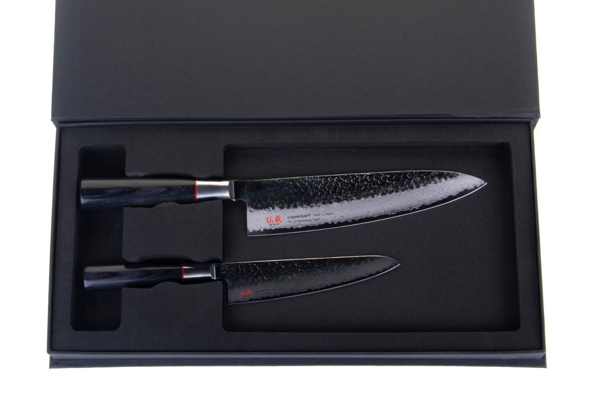 Фото - Столовий ніж Suncraft Zestaw noży  Senzo Classic w pudełku ozdobnym:  [SZ0503]
