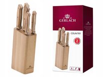 Zestaw noży w bloku Gerlach Country 5 elementów