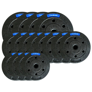 Zestaw obciążeń bitumicznych SET-B-10-90KG (4x10 8x5 4x2,5) - Thunder