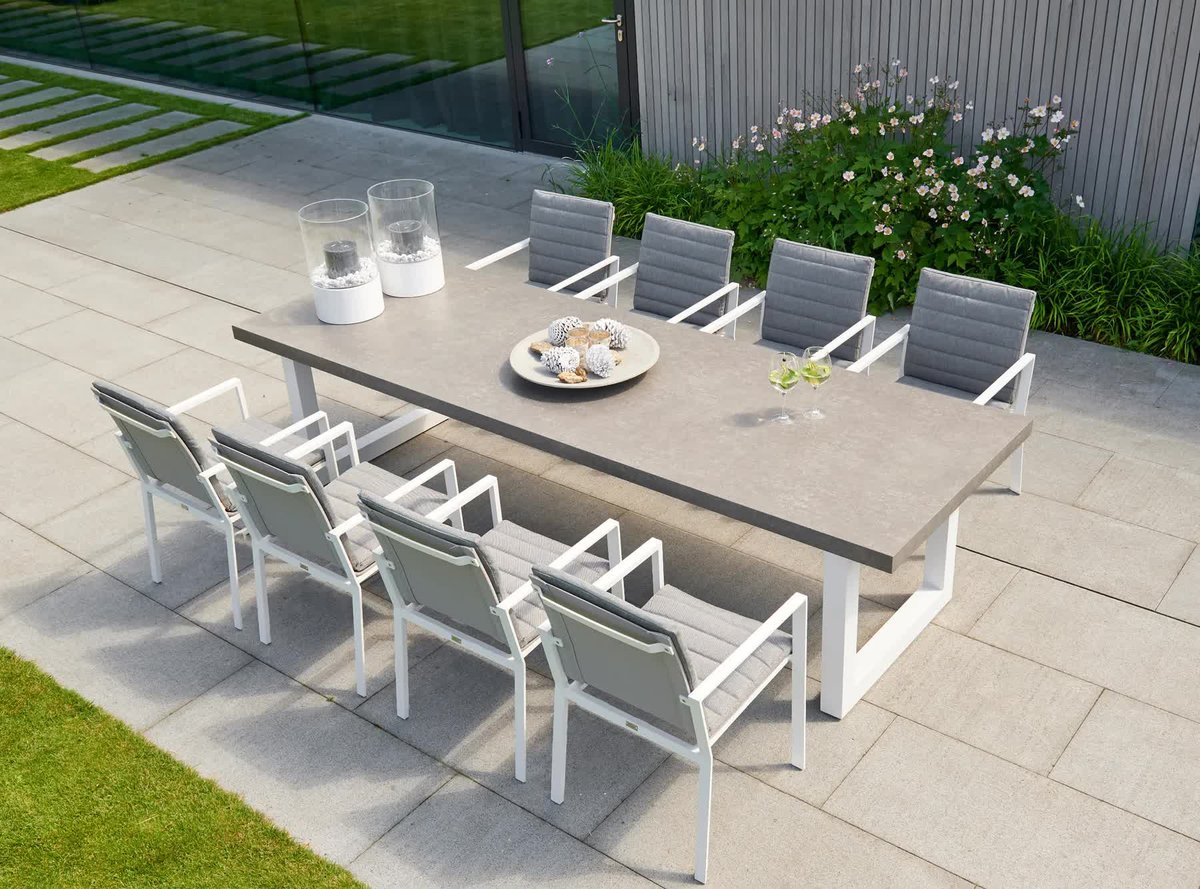 Zestaw Obiadowy Os Stelvio Primavera White Life Outdoor Living Sklep Empik Com