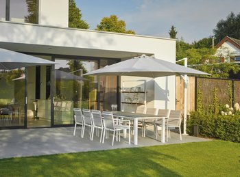 Zestaw Obiadowy 8-10 Os. Concept Primavera White - Life Outdoor Living