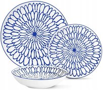 ZESTAW OBIADOWY Z PORCELANY dla 4 osób MG HOME FIORI 12 EL. MG Home