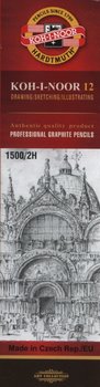 Zestaw ołówków grafitowych 1500/2H, 12 sztuk - Koh-I-Noor