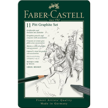 Zestaw ołówków i grafitów Pitt, Faber-castell - Faber-Castell