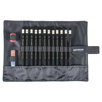 Zestaw ołówków Koh-I-Noor Toison Dor 1900, 8B-2H, w czarnym piórniku, 12 sztuk