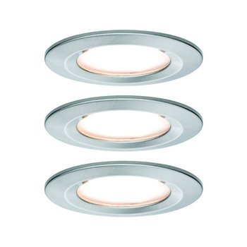 Zestaw Oprawa wbudowana Nova Coin LED 3x6,5W 2700K 230V Żelazo Szczotkowane/Aluminium (PL93458) - PAULMANN - Inna producent