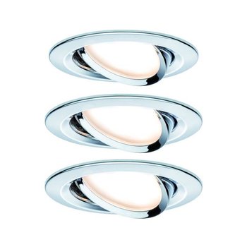 Zestaw Oprawa wbudowana Nova Coin ruchoma LED 3x6,5W 2700K 230V Chrom/Aluminium (PL93452) - PAULMANN - Inna producent