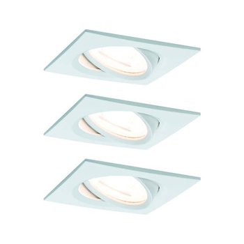 Zestaw Oprawa wbudowana Nova ruchoma LED 3-st ściemnianie 3x6,5W 230V GU10 51mm Biały Mat/Aluminium (PL93472) - PAULMANN - Inna producent