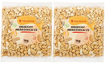 Zestaw orzechy nerkowca połówki 2x1kg