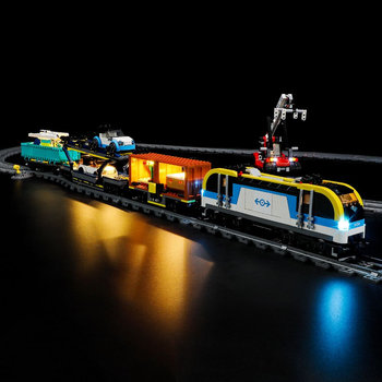 Zestaw oświetlenia LED do Lego Lego CITY Pociąg towarowy 60336 - Brick Expert