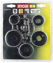 Zestaw otwornic 7 sztuk do wiertarki elektronarzędzi Ryobi RAK07HS
