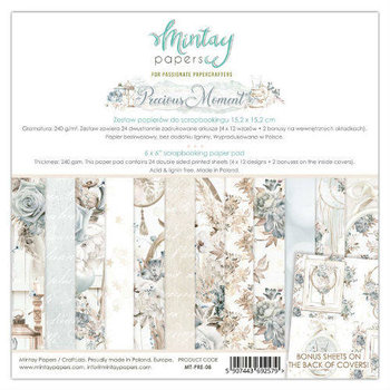 Zestaw papierów do scrapbookingu, Precious Moment, 15x15 cm - Mintay Papers