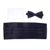 Zestaw Pas Smokingowy Mucha Poszetka , Zes-Pas-Smo-2