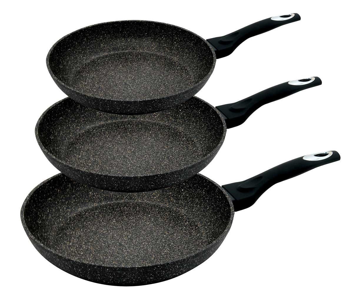 Zestaw patelni granitowych KLAUSBERG KB-7290, 20/24/28cm