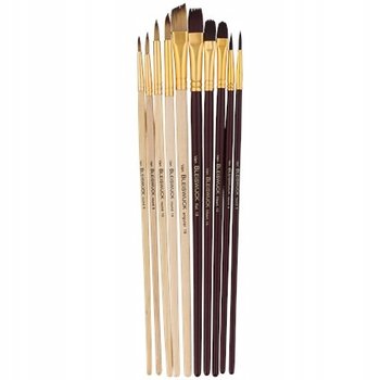 Zestaw Pędzli Pędzle Do Farb Akrylowych Olejnych - Van Bleiswijck