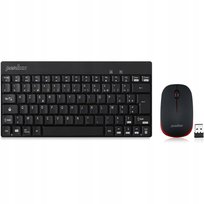 Zestaw PERIXX PERIDUO-712 MINI BEZPRZEWODOWY AZERTY Czarny