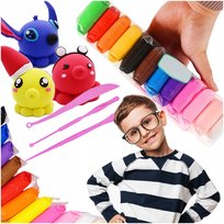 ZESTAW PIANKOLINA MASA PLASTYCZNA PIANKOWA POLIMEROWA PIANKA PLASTELINA