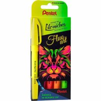 Zestaw pisaków Brush Sign Pen Fluoart kpl. 5szt Pentel Pentel
