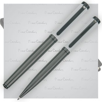 Zestaw piśmienniczy długopis i pióro kulkowe MARIGNY Pierre Cardin biały - Inna marka