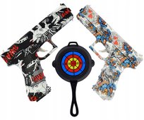 Zestaw Pistolet 2X Karabin Pistolet Na Kulki Żelowe Pistolety
