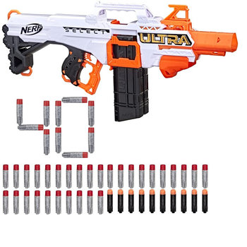 Zestaw Pistolet Nerf Ultra Select F0958 + 20 strzałek Nerf Ultra Accustrike F2311 - Hasbro