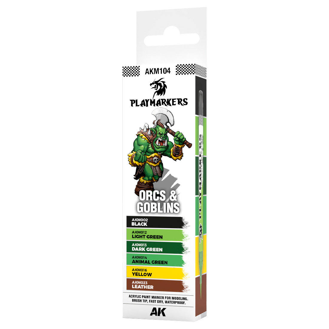 AK PLAYMARKERS AKM013 - Segnaposto O Decorazione Verde Scuro