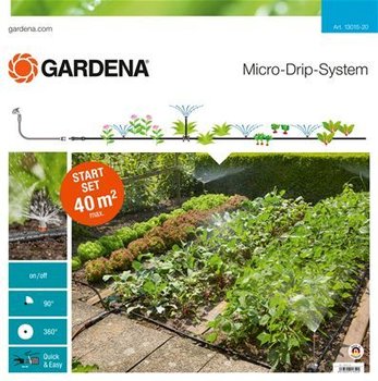 Zestaw podstawowy na grządki i rabaty Gardena Micro-Drip-System 13015-20 - Gardena