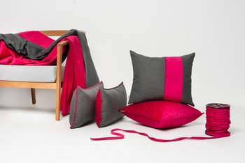 Zestaw poduszek dekoracyjnych Magenta - Doram design