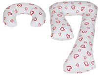 Zestaw Poduszek Uniwersalnych, Wygodne, Ciążowe Zestaw Poduszek Uniwersalnych, Wygodne, Ciążowe (Wzór: Czerwone Serca)