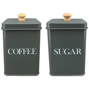 Zestaw pojemników na kawę i cukier z drewnem - Exner GmbH