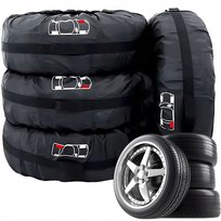 Zestaw Pokrowców Ochronnych Na Koła Opony Felgi Pokrowce 4Szt 13-17 Cali