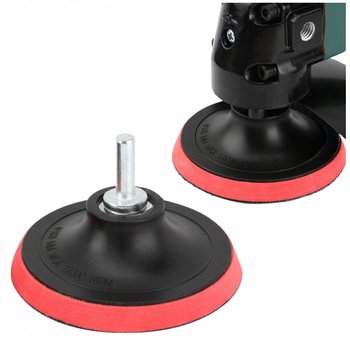 Zestaw Polerski Na Wiertarkę Dysk Pad Na Rzep Uchwyt Mocujący 100Mm - Korbi