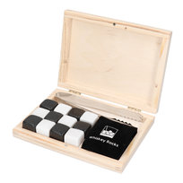 Zestaw premium w drewnianym pudełku - szachownica