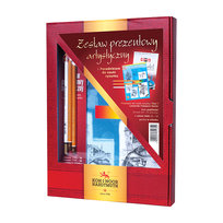 Zestaw prezentowy artystyczny z poradnikiem do nauki rysunku