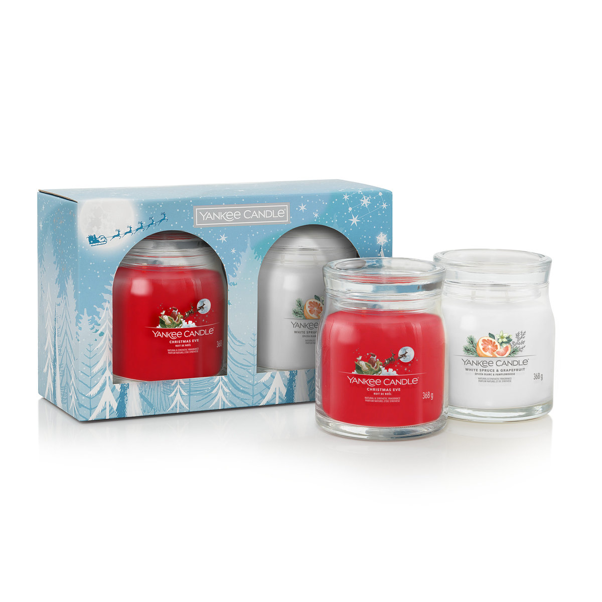 Zestaw Prezentowy Bright Lights Yankee Candle 2 X Średnia Świeca