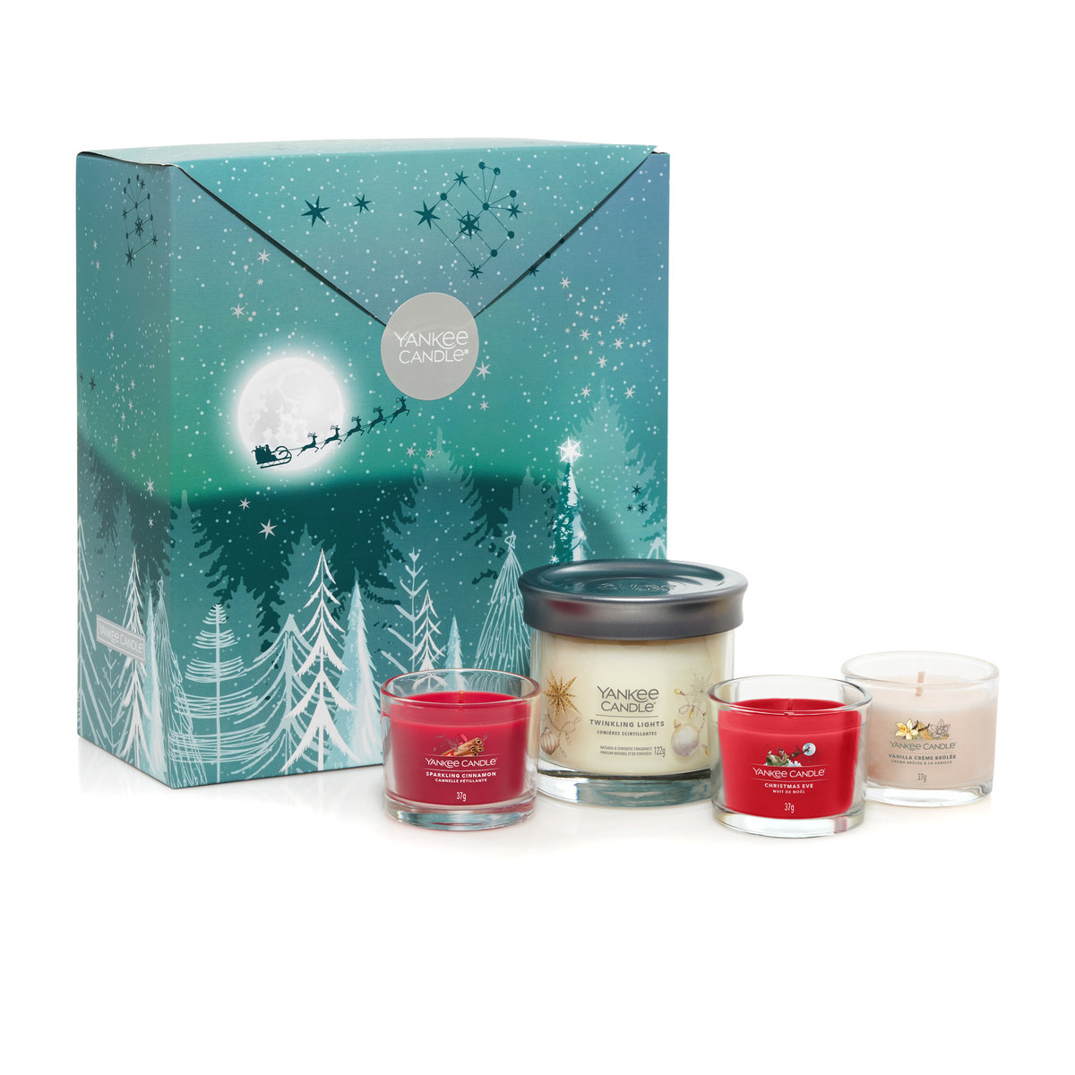 Yankee Candle Snow Globe Wonderland 3 Mini Votives Candle (candle/3x37g) - Set  candele