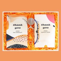 Zestaw prezentowy dla bliskiego Thank You Box Z KAWĄ I HERBATĄ. Zestaw 10 herbat sypanych