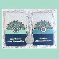 Zestaw prezentowy dla dziadka KLASYCZNY Box Dzień Dziadka. Zestaw 10 herbat sypanych różnego rodzaju