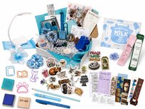 Zestaw prezentowy dla miłośnika książek – Fox's Book Box Blue Edition – dziennik czytelniczy