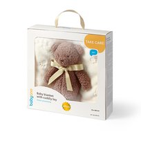 Zestaw prezentowy dla noworodka Kocyk z maskotką 2w1 Babyono Baby Shower 0m+ BabyOno