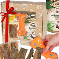 Zestaw Prezentowy Dla Psa - Zabawka Dla Psa- Przysmaki Dla Psa- Gryzaki