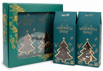 Zestaw prezentowy herbata kawa na święta mikołajki box upominek świąteczny - Green Touch