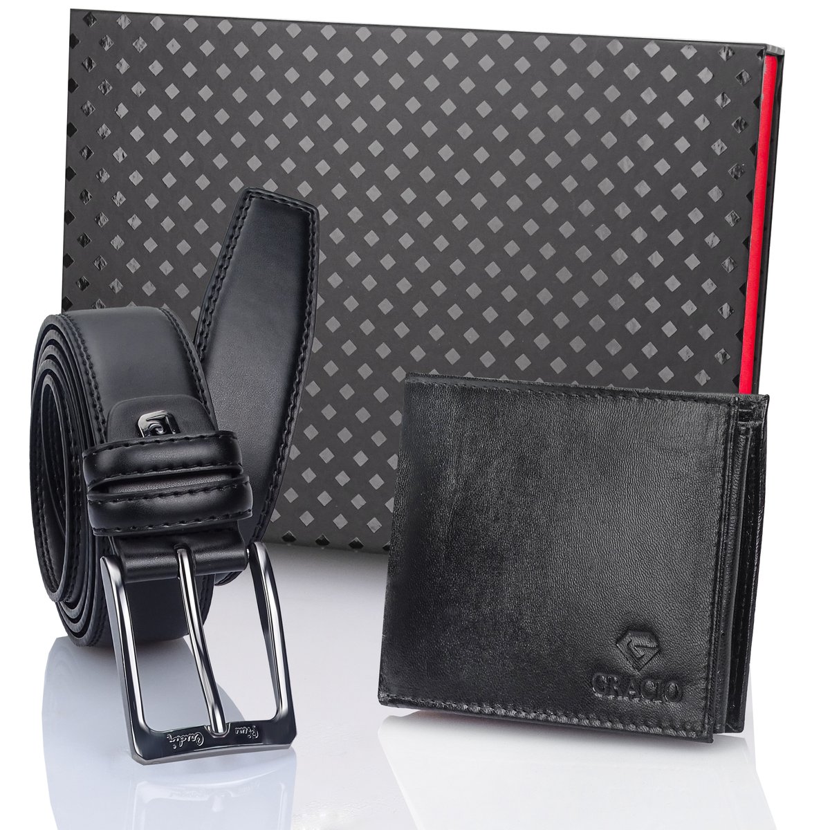 Zestaw Prezentowy Męski Portfel Gracio Pasek Pierre Cardin na święta